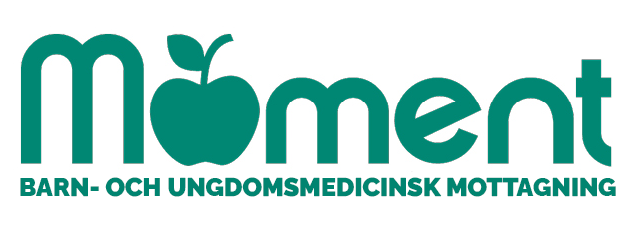 Logotyp Moment Barn- och ungdomsmedicinsk mottagning